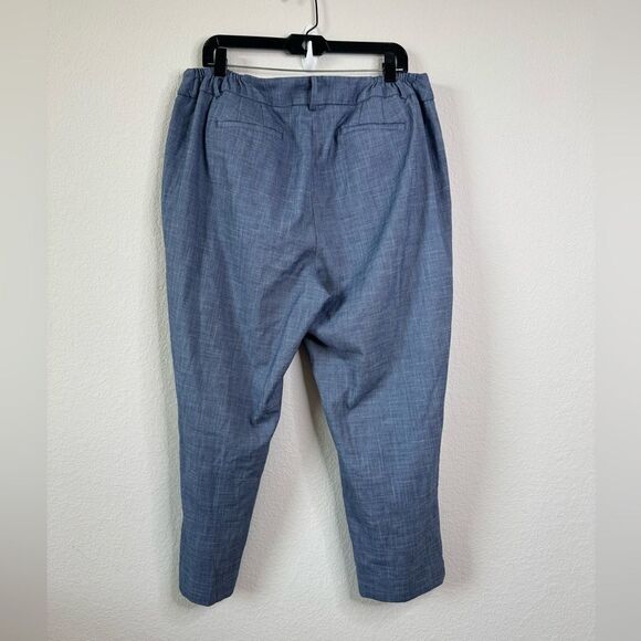 Talbots Women’s Sz 18WP High-Waist Hampshire Ankle Pants Pull-On Office Career - Picture 6 of 7